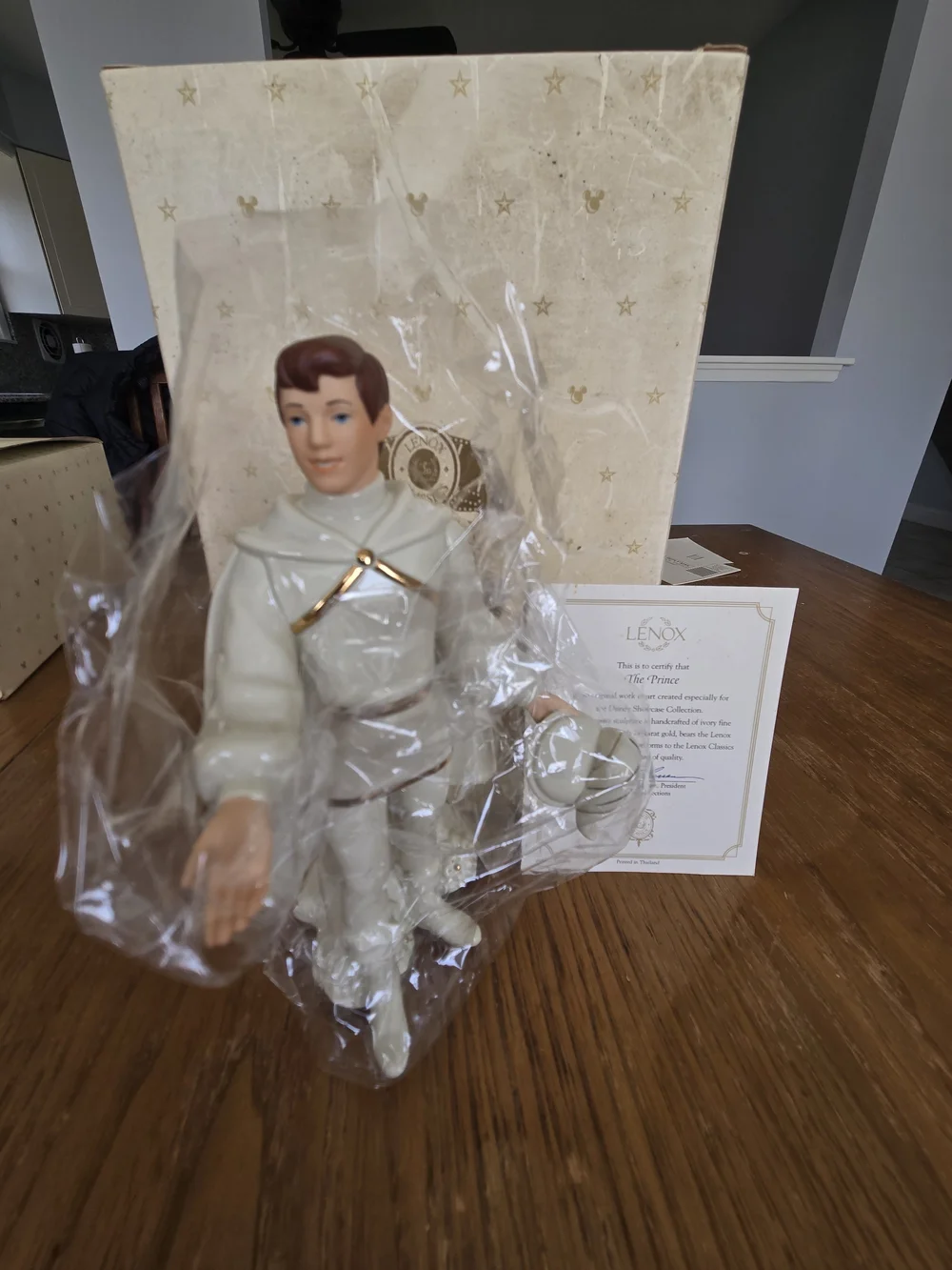 Lenox Snow White Collection Porcelain Figurines With Gold Accents